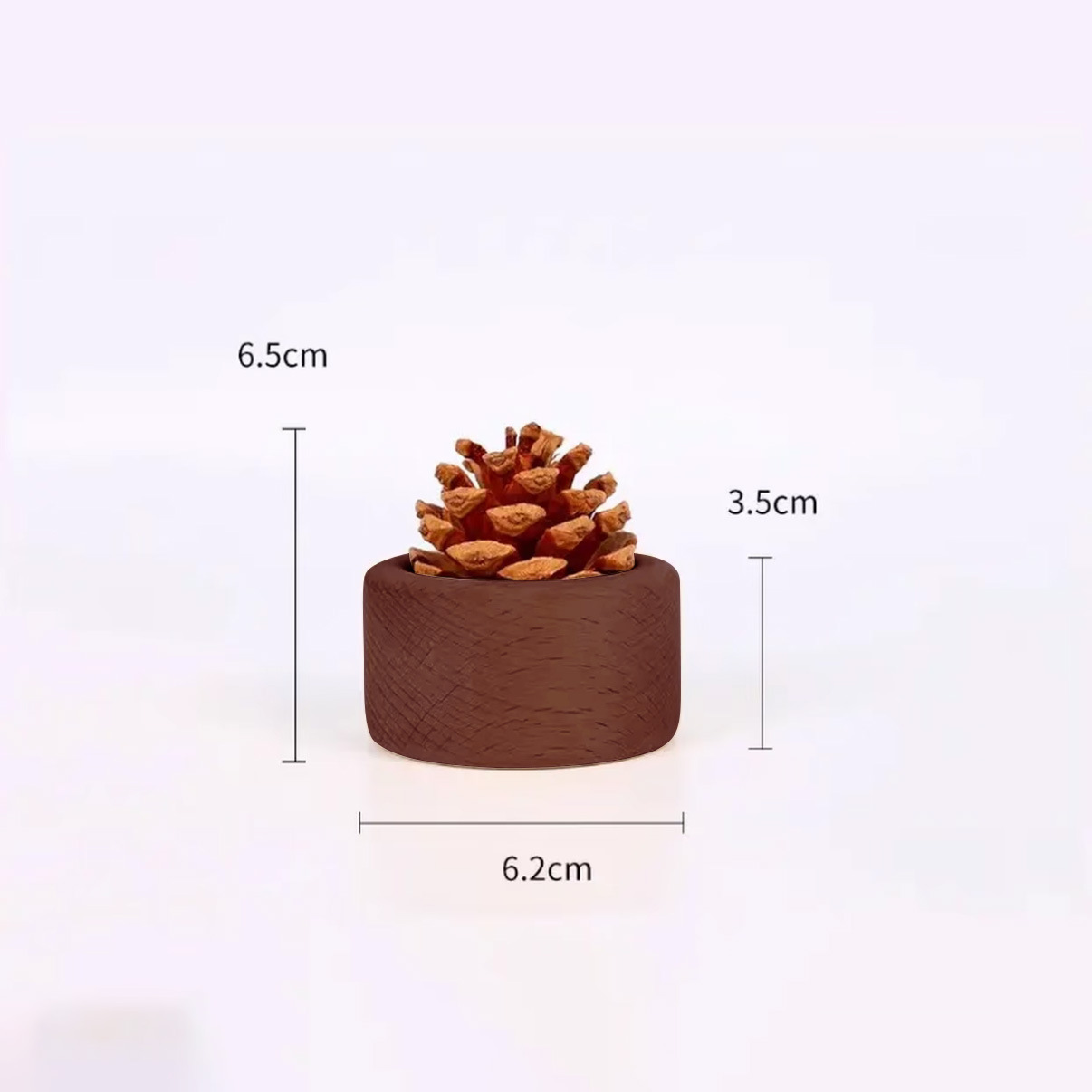 Pinecone Diffuser Wood Black Walnut