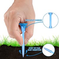 MAZEL Porte-balles de golf en plastique écologique, léger, durable et stable, accessoires pour tees de golf