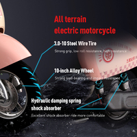ZUBOO 2025 nouvelle moto adulte rapide 72V23AH batterie au plomb moto électrique