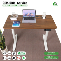 Bureau électrique moderne Cadre de bureau réglable en hauteur Mobilier de bureau Table à hauteur réglable pour le bureau