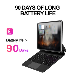 Khuyến Mại T89S Tích Hợp Bảo Vệ Trường Hợp Đối Với <span class=keywords><strong>iPad</strong></span> Bàn Phím Từ Tính Với Touchpad Treo Khung Máy Tính Bảng Bìa - Product Image 5