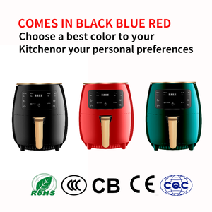 Freidora Popular Deep <span class=keywords><strong>Digital</strong></span> <span class=keywords><strong>Oster</strong></span> 4.5L 8L 15 L Máquina caliente Sin aceite 220V Freidoras de aire comerciales Horno Pantalla táctil Freidora aria inteligente - Product Image 6