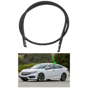 Honda civic çay için çatı kauçuk çatı kalıplama 2016 2017 2018 2019 üst kauçuk üst kalıplama