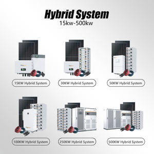 完全ハイブリッド太陽エネルギー貯蔵システム20KW 30KW <span class=keywords><strong>50KW</strong></span>家庭用1つのソーラーパネルエネルギーシステムリチウム電池付き - Product Image 2