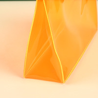 Sacs cosmétiques à fermeture éclair en PVC holographique durable avec logo personnalisé pour la papeterie et les trousses à crayons