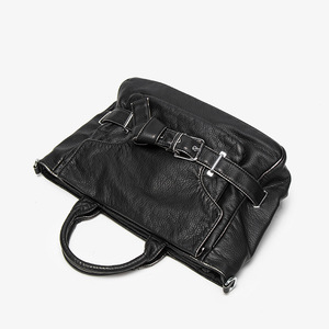 Sac bandoulière polyvalent en jean PU délavé style vintage, design <span class=keywords><strong>de</strong></span> niche, grande capacité, accrocheur, nouvelle collection 2025 - Product Image 4