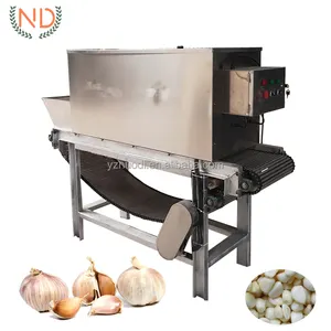 chain type dry garlic and onion peeling machine garlic sheller machine garlic onion peeler machine