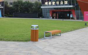 เก้าอี้ชานบ้านถอดชิ้นส่วนได้,ม้านั่งสวนขาอลูมิเนียมม้านั่งไม่มีพนักพิง - Product Image 5