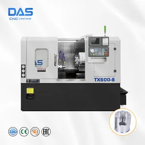 High accuracy cnc horizontal turning and milling lathe machine automatic 2 axis aluminum/metal/steel processing cnc lathe