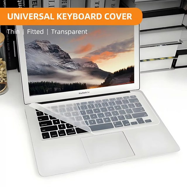 Universal Silicone Keyboard Cover Dustproof for Laptop Desktop 13-17 Inch