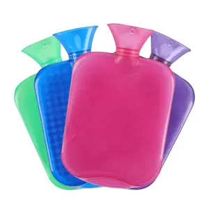 large capacity pvc hot water bag hand feet bed warmer hot water bottle 2 liter for pain relief