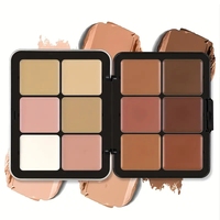 Palette de blush personnalisée Usine de maquillage OEM 6 couleurs de blush plus 6 couleurs de correcteur de teint Blush Marque privée