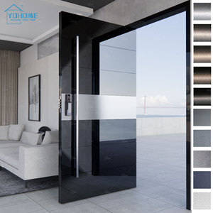 Porta d'Ingresso Moderna Europea per Villa, Porta Pivotante Residenziale in Acciaio Inox, 36-48 Pollici, <span class=keywords><strong>Porte</strong></span> Esterne per Casa - Product Image 2