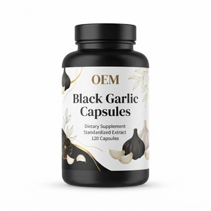 Capsules d'extrait d'ail noir vieilli OEM ODM 1000mg, 120 unités, en vrac, marque privée - Product Image 1
