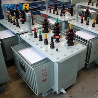 Transformateur immergé dans l'huile triphasé monté sur poteau 50-630 kVA, 11-33 kV vers 380-415 V pour projets EPC d'entreprises publicitaires, 50/60 Hz, 200 kVA, 11 kV