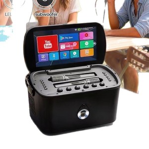 Altavoz KTV Portátil <span class=keywords><strong>de</strong></span> 10 Pulgadas con Pantalla Táctil, WiFi, Luz LED y Batería Recargable <span class=keywords><strong>para</strong></span> Fiestas en Casa y Diversión al Aire Libre - Product Image 5
