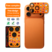 Protection d'objectif d'appareil photo en verre trempé 9H pour iPhone 17 Pro Max
