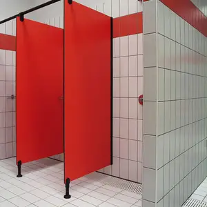 Partition de salle de douche, gymnastique, taille Standard hpl, séparation de gobelet pour salle de toilette, prix bon marché