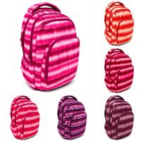 Sac à dos pour femme OEM ODM, grand format 17 pouces, rose tie-dye, personnalisé pour adolescente, idéal pour l'école et les sorties.