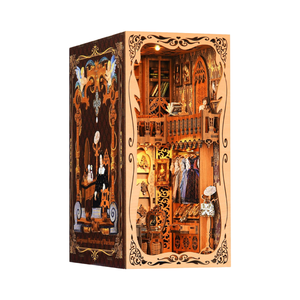 IIECREATE Rompecabezas 3D DIY SL-13 Castillo Secreto 2.0, Juego de Muebles en Miniatura de Madera para Armar, Modelo de Juguete para Adultos, Rincón de Lectura - Product Image 1