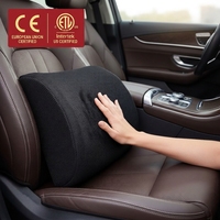 Coussin de dossier ergonomique 2026 en mousse à mémoire de forme et gel PU, lavable, antidérapant, pour soulager les douleurs lombaires, avec housse en maille pour le soutien de la colonne vertébrale