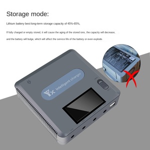 Chargeur d'écran couleur Dajiang <span class=keywords><strong>Mavic2</strong></span> & Royal2 avec 6 ports (4 batteries + 2 USB) Plaque de stockage et de charge pour - Product Image 4