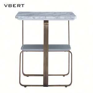 WBERT lujo pequeña mesa de té minimalista esquina llave Internet celebridad estilo mesita de noche mesa de centro para uso doméstico sofá armario lateral - Product Image 2