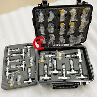 Kit de diagnostic de pression hydraulique pour excavatrice avec boîtier de connexion