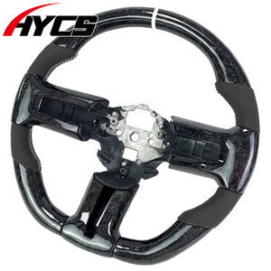 Accesorios de Interior de coche volante de fibra de carbono forjado para <span class=keywords><strong>Ford</strong></span> <span class=keywords><strong>Mustang</strong></span> <span class=keywords><strong>GT500</strong></span> 2008 2009 2010 2011 <span class=keywords><strong>2012</strong></span> 2013 2014 - Product Image 2