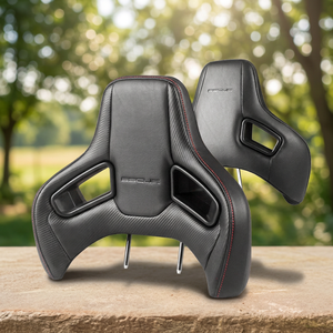 Appuie-tête de voiture sport Orifix personnalisé avec logo en relief SSCUS, en cuir PU et design ergonomique de soutien du cou (Modèle ORIFIX) - Product Image 1