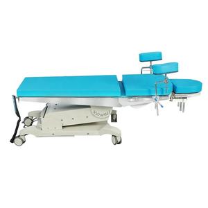 Mesa de Operaciones ORL Eléctrica Hidráulica de 500 a 700 mm de Altura con Respaldo Eléctrico y Taburete para Médico, para Otorrinolaringología - Product Image 2