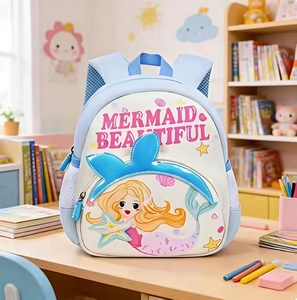 <span class=keywords><strong>Sac</strong></span> <span class=keywords><strong>à</strong></span> <span class=keywords><strong>dos</strong></span> de dessin animé sirène pour enfants de 1 <span class=keywords><strong>à</strong></span> 6 ans - <span class=keywords><strong>Sac</strong></span> d'école préscolaire ergonomique <span class=keywords><strong>ultra</strong></span> <span class=keywords><strong>léger</strong></span> en néoprène imperméable de grande capacité - Product Image 1
