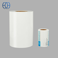 Autocollant transparent en BOPP, étiquette adhésive transparente, imperméable, sans étiquette visible, étiquette transparente personnalisée pour l'emballage