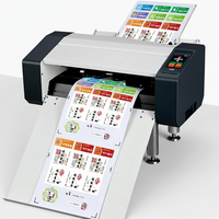 Découpeuse numérique de feuilles d'étiquettes adhésives en vinyle DIY à alimentation automatique multi-feuilles haute productivité avec découpe de contour AAS