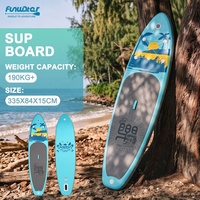 Planche de SUP gonflable en PVC extra large 335 cm, stock UE, 190 kg, livraison directe UE