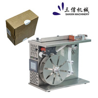 Machine de scellage et d'étiquetage semi-automatique pour coins de cartons en acier inoxydable, type de bureau