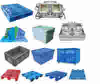 Boîte pliable empilable en plastique YLW avec couvercle à charnière, pliable, compacte, conteneur logistique, caisse en plastique Jiang