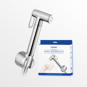 Ensemble de douche shattaf de bidet de toilette de combinaison sanitaire en laiton durable avec le tuyau de douche de PVC de ruban - Product Image 4