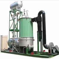 Vertikal 240kw 500kw 700kw termal uap tekanan tinggi ketel minyak batu bara bakar penggunaan industri tabung api