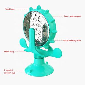جديد المنتجات تدور الدوار الحيوانات الأليفة هريرة لعبة القط الذكاء التدريب لغز لعب تسرب وحدة تلقيم طعام مص القرص لعبة للقطط - Product Image 2
