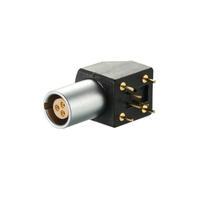 Adaptateur en alliage métallique à prise fixe 1B femelle PCB 3 broches avec contacts en laiton et en cuivre Type de câble