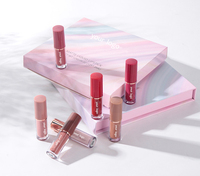 Maquillage de Noël en gros, 12 couleurs, gloss à lèvres liquide mat vegan longue durée, kit de rouge à lèvres cadeau, ensembles de gloss à lèvres personnalisés