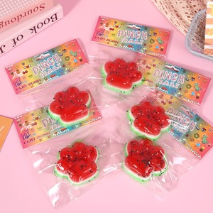 New Arrival Wholesale TPR Watermelon <b>Cat</b> Paw Unique Taba Squishy <b>Gift</b> Slow Rebound Toy <b>Cat</b> Claw Pinch Squeeze Toy Summer <b>Gift</b> - Product Image 1