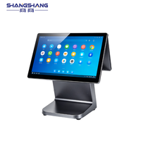 Systèmes de point de vente haut de gamme à double écran, machine de facturation, écran tactile 15,6 pouces, périphériques riches, scanner NFC, imprimante, supermarché, vente au détail