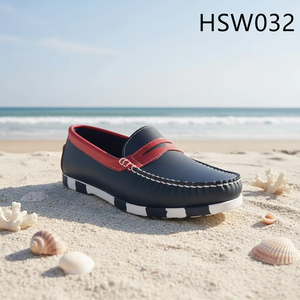 LXG, Zapatos de Cuero Puro para Niños con Suela de Goma a Rayas de Colores para Eventos Comunitarios, Modelo Penny Shoes, HSW032 - Product Image 1