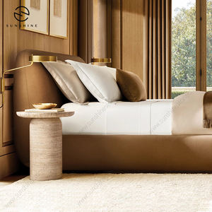 Table basse ronde en travertin de <span class=keywords><strong>style</strong></span> nordique, mobilier moderne en gros, OEM ODM, décoration intérieure - Product Image 3