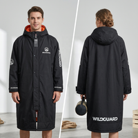 Veste de sport imperméable de haute qualité avec logo personnalisé, coupe-vent, veste de bain, manteau d'hiver surdimensionné