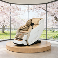 Fauteuil de massage intelligent Zhipin Ai Shiatsu à gravité zéro avec airbag intégral, rail SL, massage des tissus profonds, compresse chaude 3D et manipulateur 4D