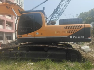 Excavatrice sur chenilles Hyundai 385LC-9T d'occasion de haute qualité, 38 tonnes de Corée avec moteur et PLC à vendre - Product Image 4