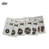 Disque de découpe diamanté avec mandrin, taille mini, pour outil rotatif, pierre, verre, outils Johnson, tige universelle